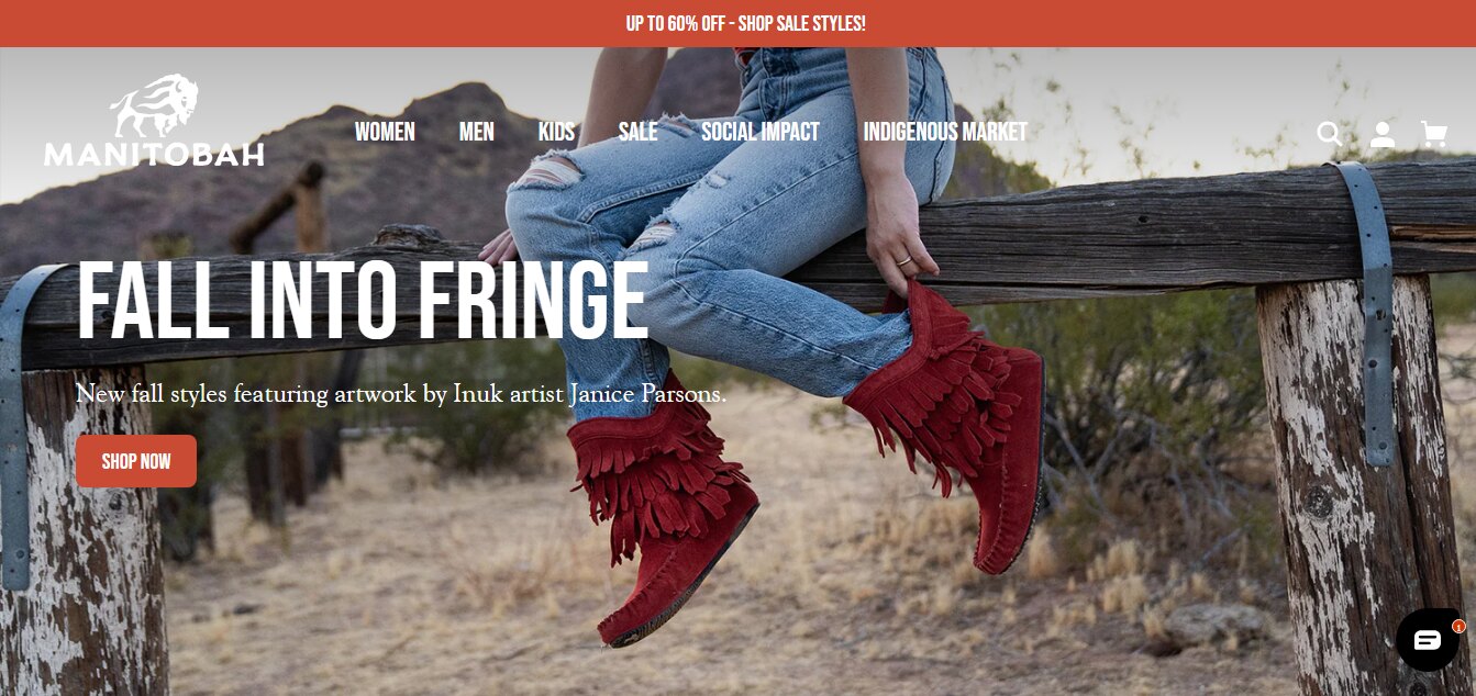Manitobah Mukluks (Built With Shopify)